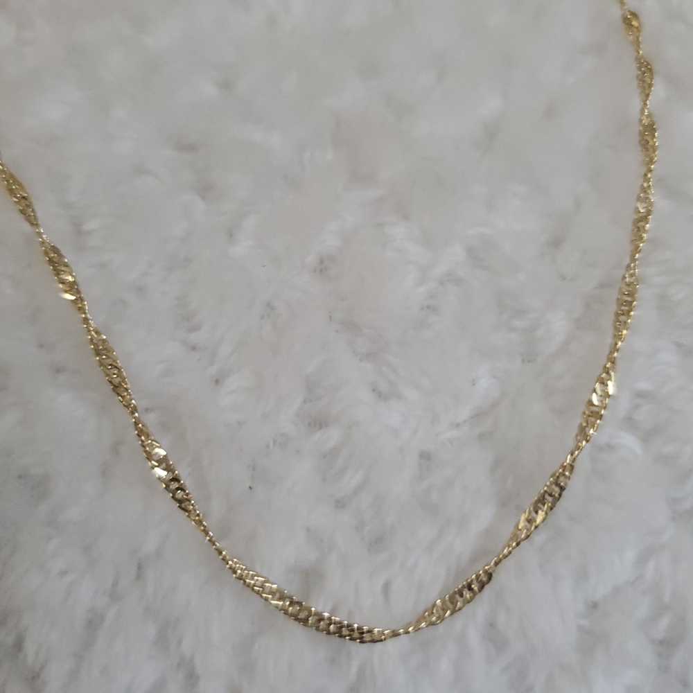 Gold Lariat Necklace